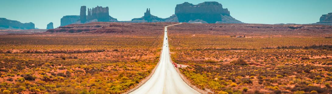 Route 163 in Arizona Headed to Monument Valley