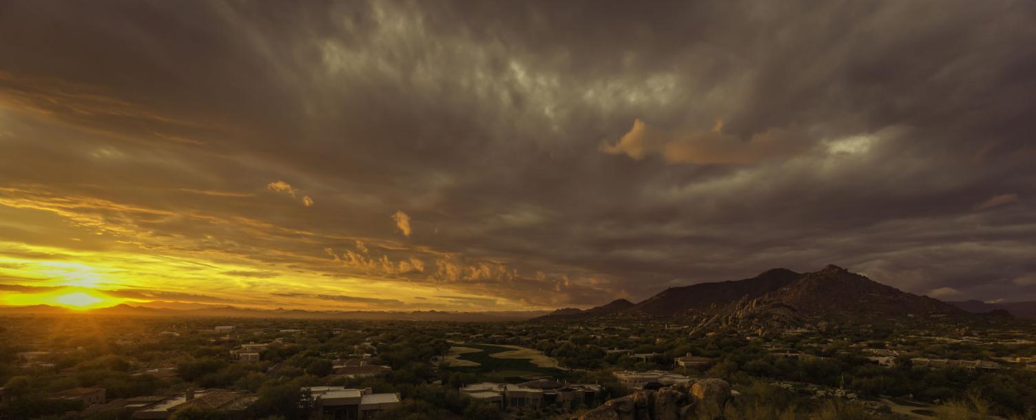 Sunset over Scottsdale Arizona